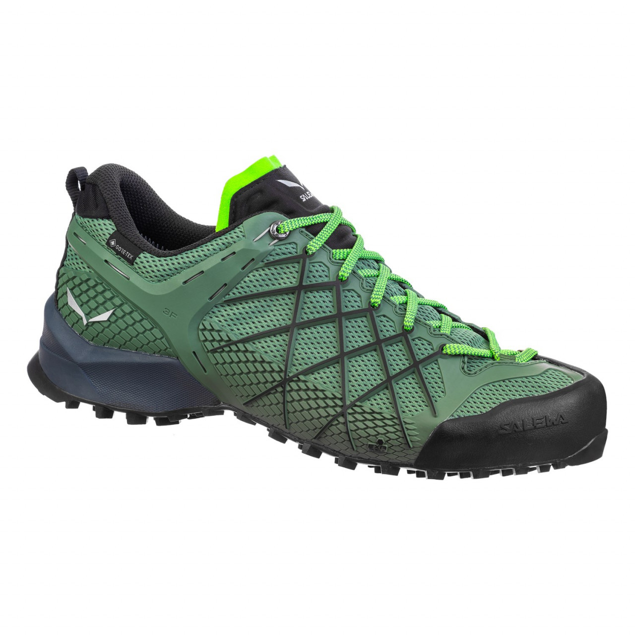 Zapatillas de Aproximación Hombre Chile - Salewa Wildfire GORE-TEX® - Verde - BOHE-95047